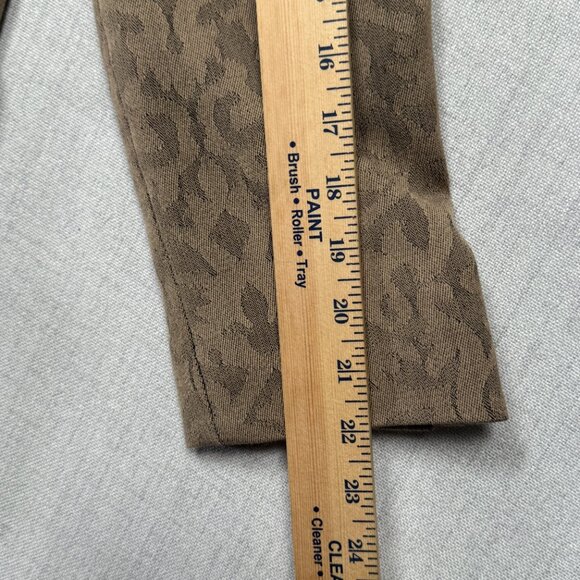 Vintage Armani Collezioni Blazer Tailored Jacquard Brown Two Button Jacket 12 - Picture 11 of 13